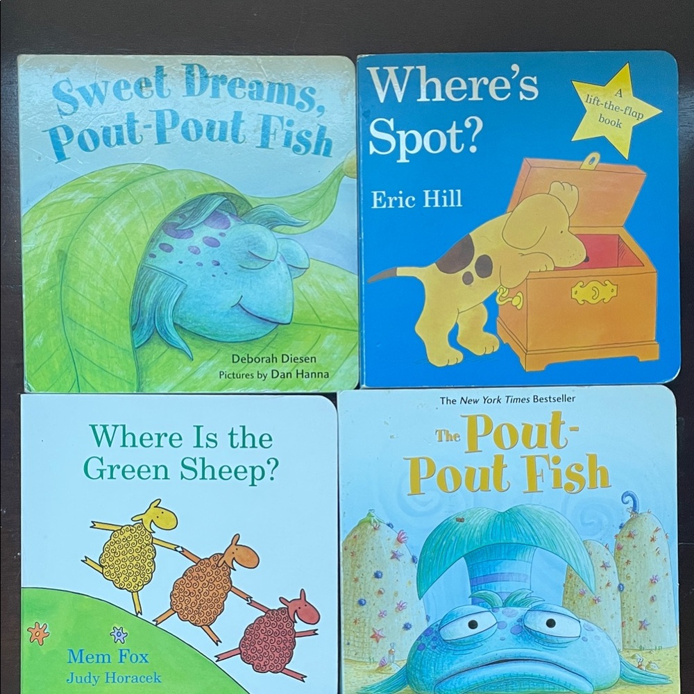 The Pout-Pout Fish Board Book Set - Blue/Green